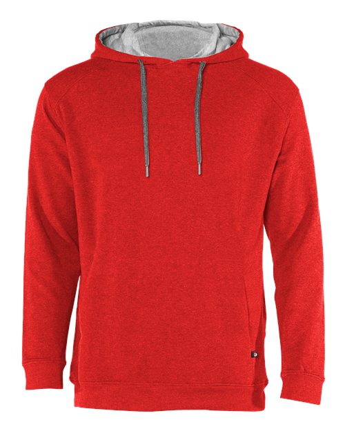Men's FitFlex French Terry Hooded Sweatshirt - Red Front