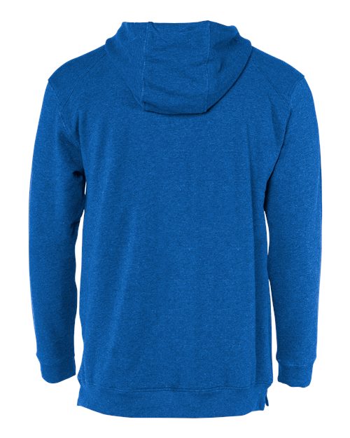 Men's FitFlex French Terry Hooded Sweatshirt - Royal Back