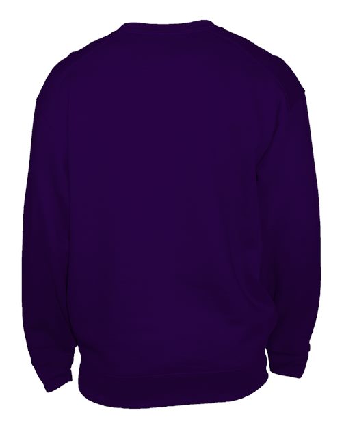 Unisex Pocket Crewneck Sweatshirt - Purple Back