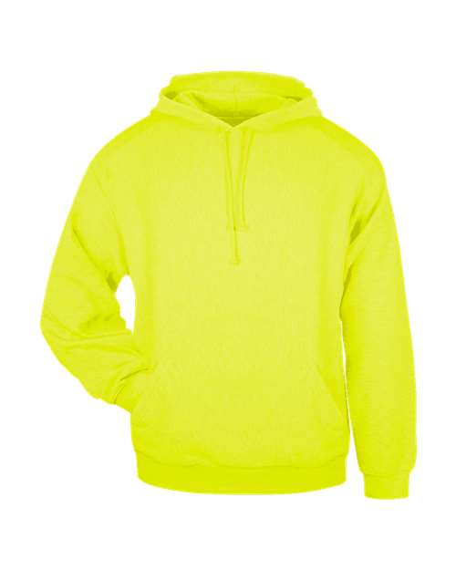 Unisex Hooded Sweatshirt - Safety Yellow Front