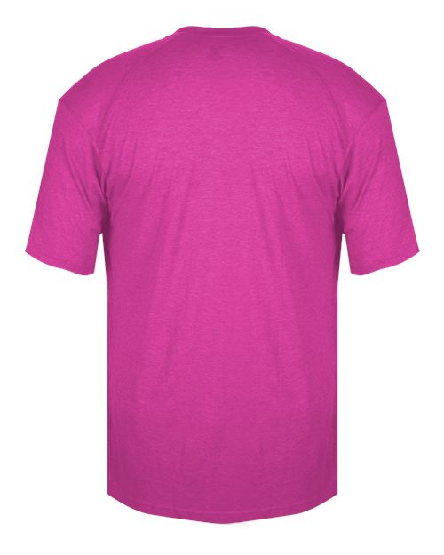 Youth Triblend T-Shirt - Hot Pink Heather Back