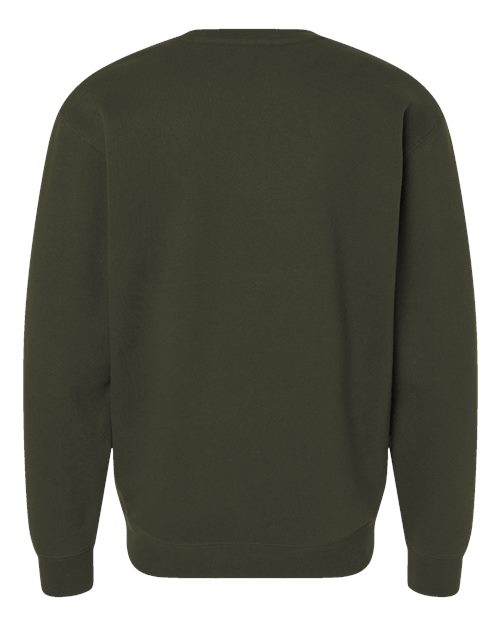 Unisex Heavyweight Crewneck Sweatshirt - Army Back