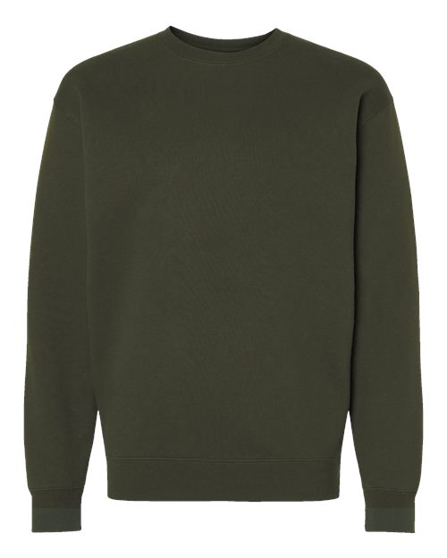 Unisex Heavyweight Crewneck Sweatshirt - Army Front
