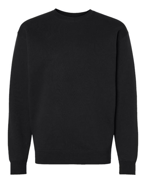 Unisex Heavyweight Crewneck Sweatshirt - Black Front