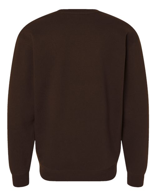 Unisex Heavyweight Crewneck Sweatshirt - Brown Back