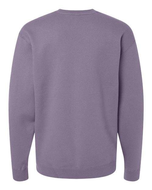 Unisex Heavyweight Crewneck Sweatshirt - Plum Back