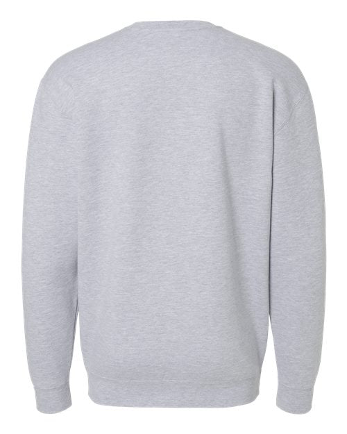 Unisex Heavyweight Crewneck Sweatshirt - Grey Heather Back