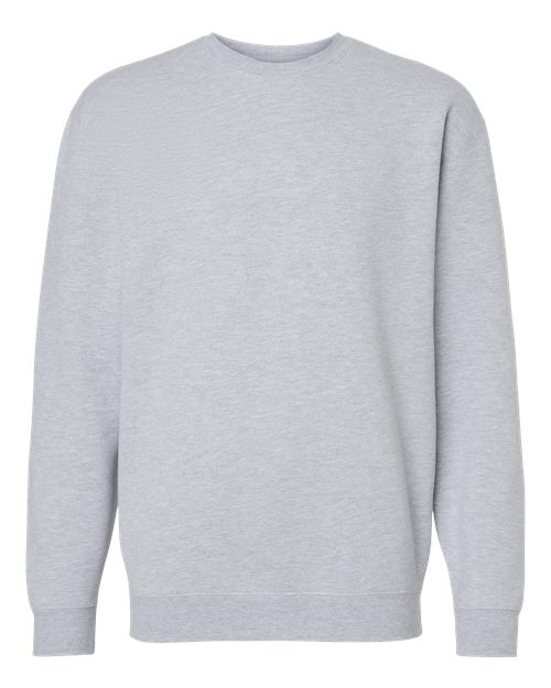 Unisex Heavyweight Crewneck Sweatshirt - Grey Heather Front