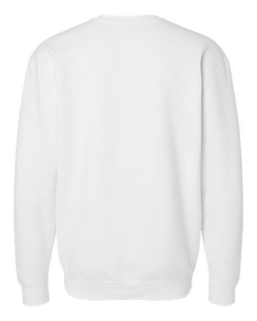 Unisex Heavyweight Crewneck Sweatshirt - White Back