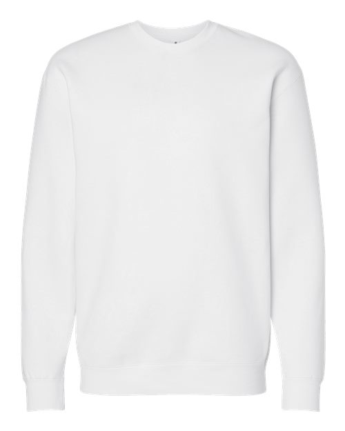 Unisex Heavyweight Crewneck Sweatshirt - White Front