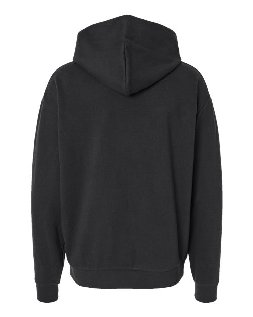 Unisex Avenue Midweight Hooded Sweatshirt - Black Back