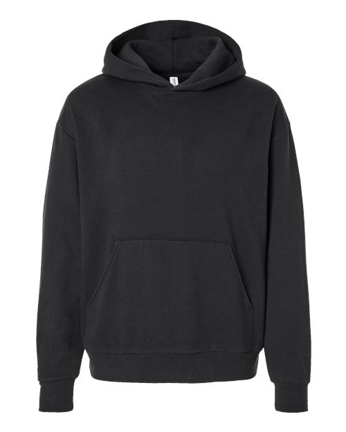 Unisex Avenue Midweight Hooded Sweatshirt - Black Front