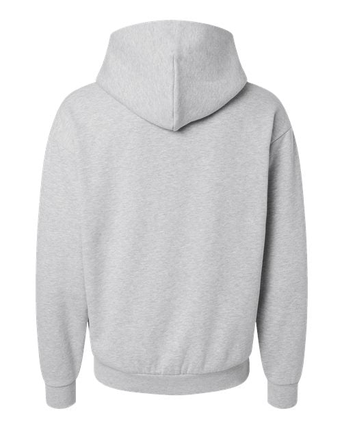Unisex Avenue Midweight Hooded Sweatshirt - Grey Heather Back