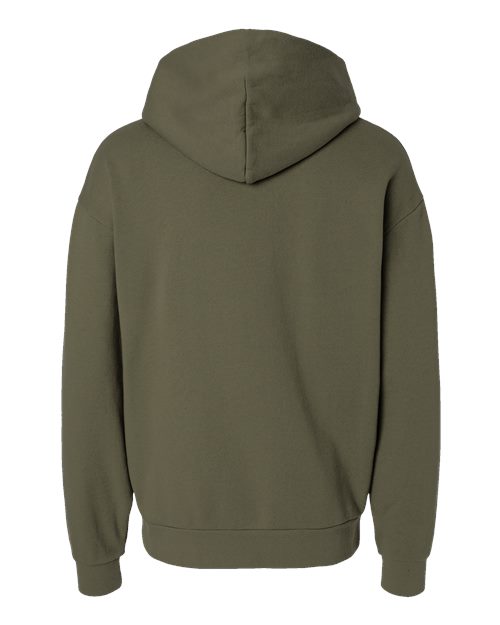Unisex Avenue Midweight Hooded Sweatshirt - Olive Back