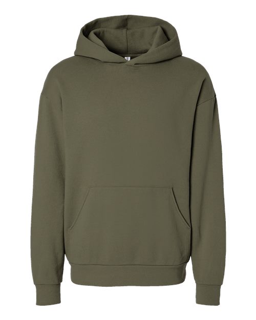 Unisex Avenue Midweight Hooded Sweatshirt - Olive Front