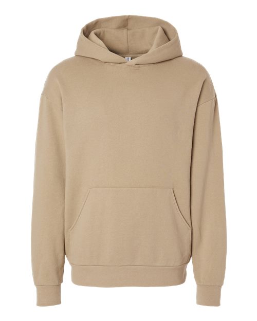 Unisex Avenue Midweight Hooded Sweatshirt - Sandstone Front