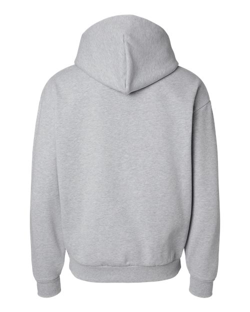 Unisex Mainstreet Heavyweight Hooded Sweatshirt - Grey Heather Back