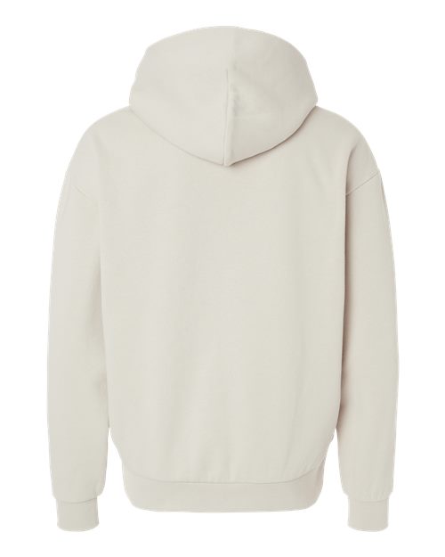 Unisex Mainstreet Heavyweight Hooded Sweatshirt - Ivory Back