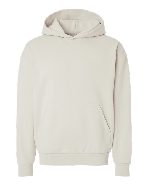 Unisex Mainstreet Heavyweight Hooded Sweatshirt - Ivory Front
