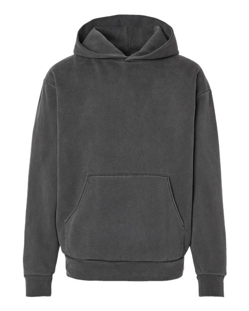 Unisex Mainstreet Heavyweight Hooded Sweatshirt - Pigment Black Front