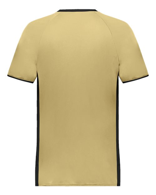 Men's Cutter V-Neck Jersey - Vegas Gold/ Black Back