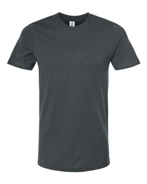 Tultex Combed Cotton T-Shirt - Dark Grey Front