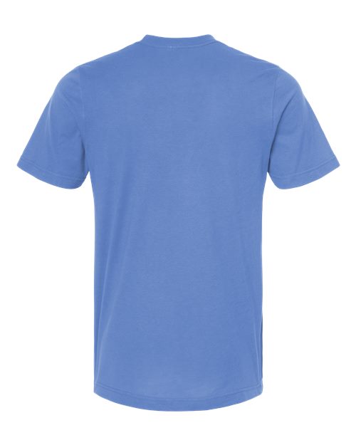 Combed Cotton T-Shirt - Columbia Blue Back