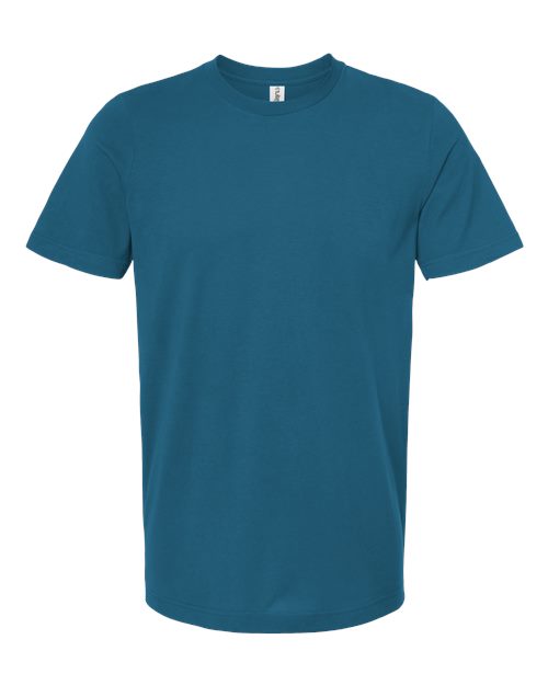 Tultex Combed Cotton T-Shirt - Deep Teal Front