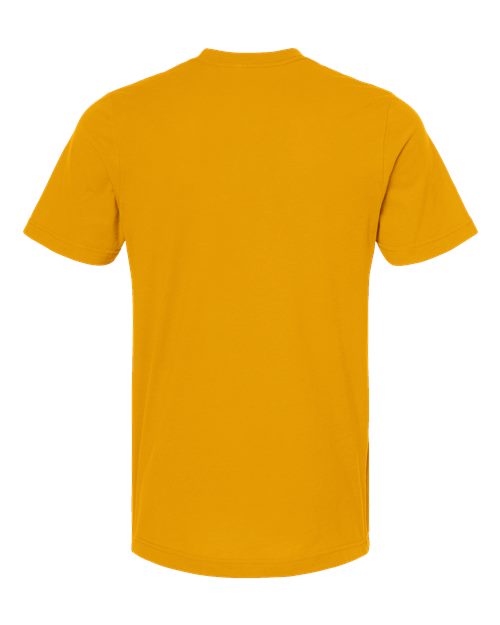 Combed Cotton T-Shirt - Gold Back