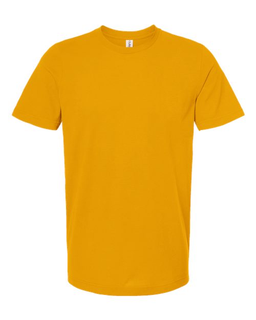 Combed Cotton T-Shirt - Gold Front