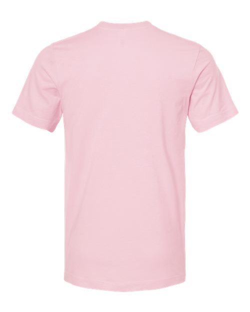 Combed Cotton T-Shirt - Light Pink Back