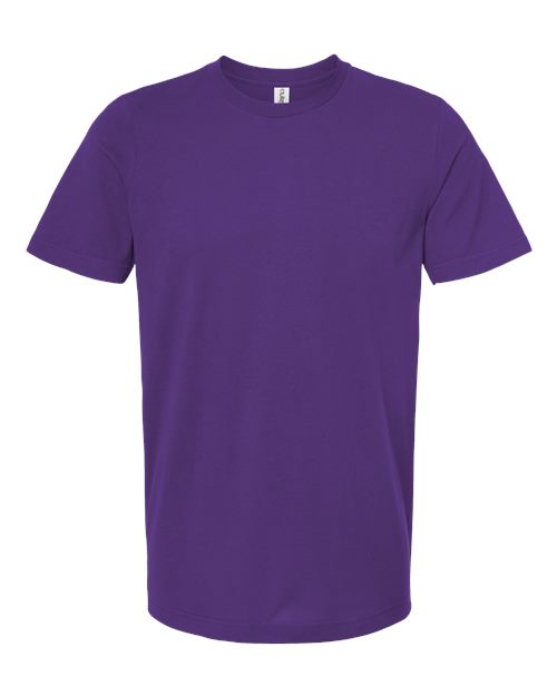Tultex Combed Cotton T-Shirt - Deep Purple Front