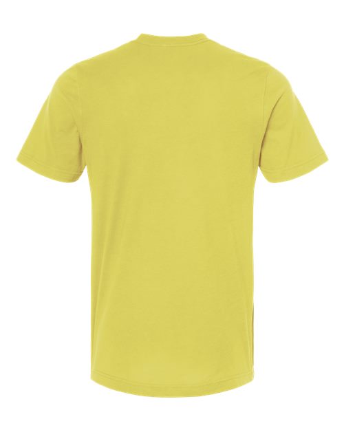 Combed Cotton T-Shirt - Yellow Back