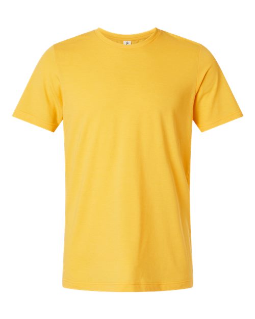 Unisex Combed CVC T-Shirt - Heather Gold Front