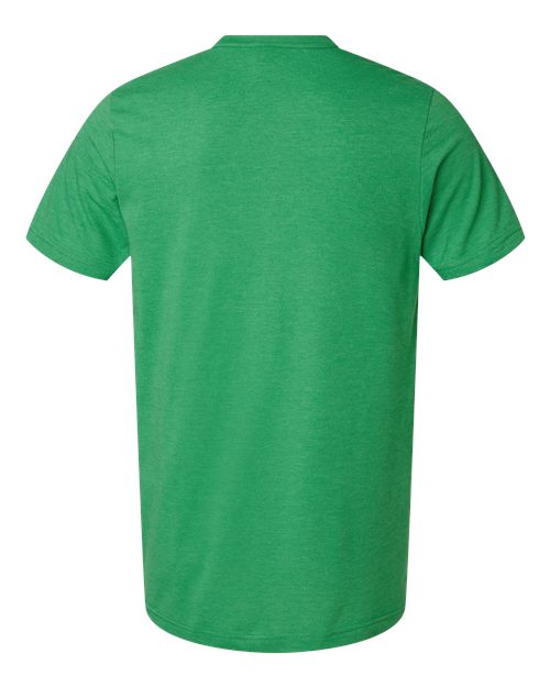 Unisex Combed CVC T-Shirt - Heather Kelly Back