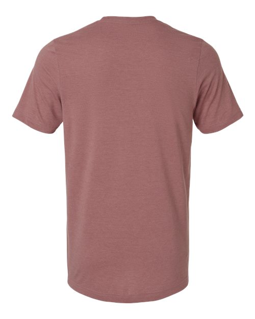 Unisex Combed CVC T-Shirt - Heather Mauve Back
