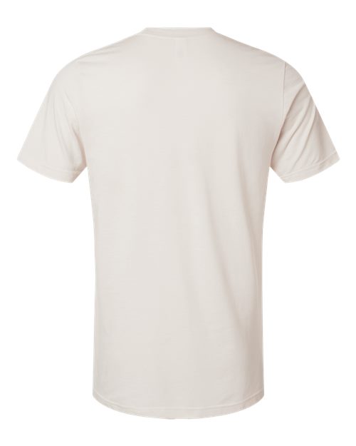 Unisex Combed CVC T-Shirt - Heather Vintage Natural Back