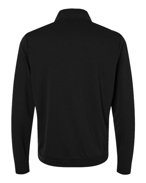 Men's Performance Lightweight Quarter-Zip Pullover - Black/ Grey Three Back