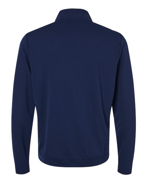 Men's Performance Lightweight Quarter-Zip Pullover - Collegiate Navy/ White Back