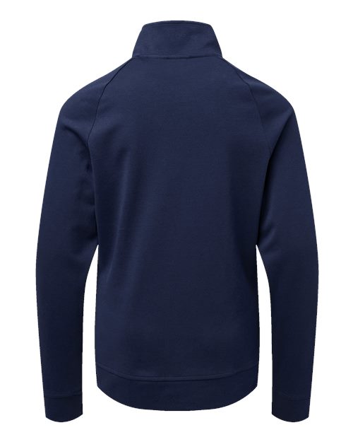 Youth Performance Quarter-Zip Pullover - Collegiate Navy Back