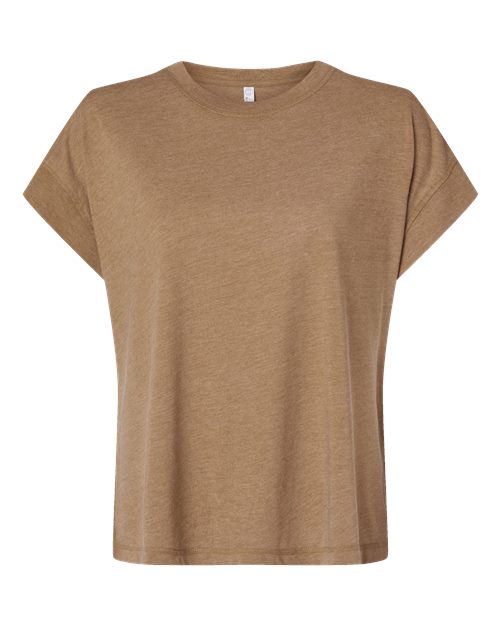 Women's Relaxed Vintage Wash Tee - Washed Coyote Brown Front