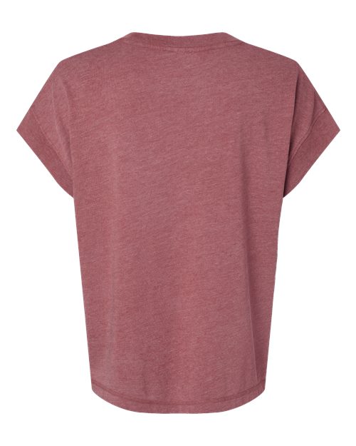 Women's Relaxed Vintage Wash Tee - Washed Rouge Back