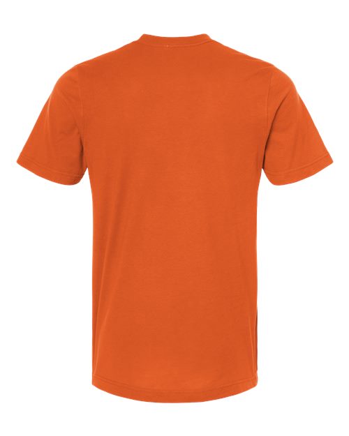 Combed Cotton T-Shirt - Orange Back