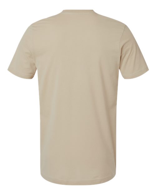 Combed Cotton T-Shirt - Tan Back