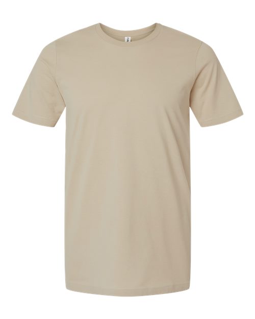 Combed Cotton T-Shirt - Tan Front