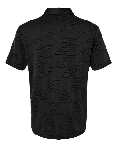 Men's Ultimate365 Textured Polo - Black Back
