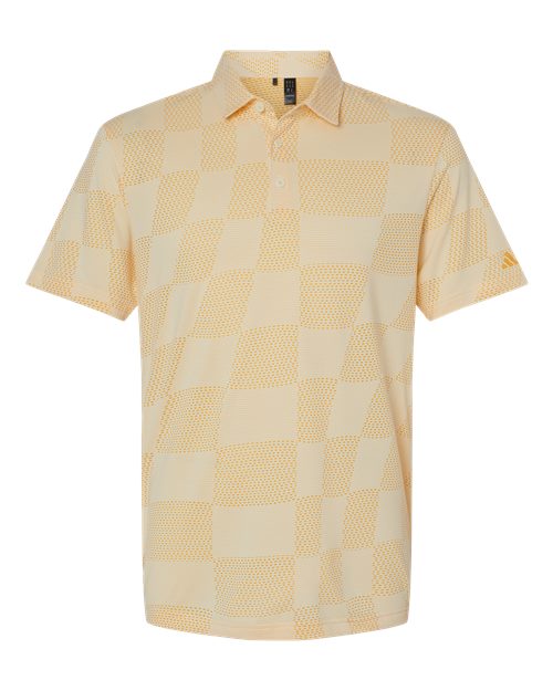 Men's Ultimate365 Textured Polo - Ivory Front