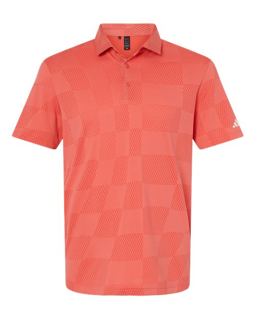 Men's Ultimate365 Textured Polo - Preloved Scarlet Front