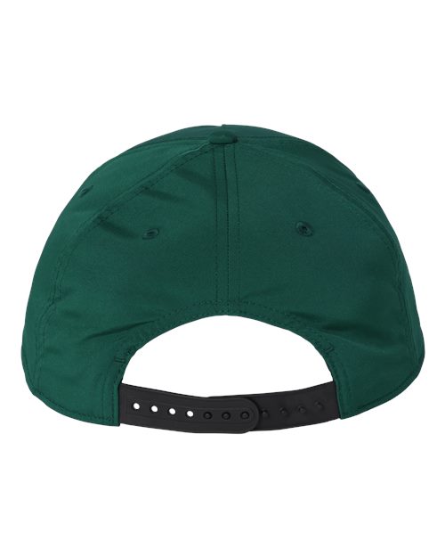 Sustainable Five-Panel Tour Cap - Collegiate Green Back