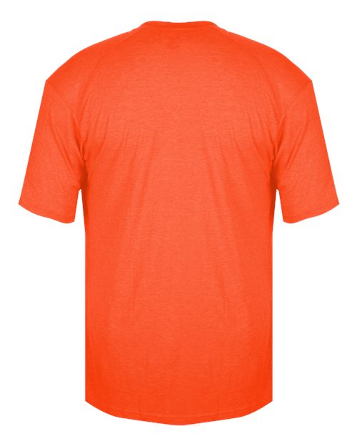 Men's Triblend Performance T-Shirt - Burnt Orange Heather Back
